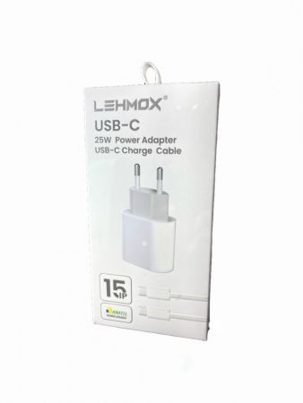 CARREGADOR USB-C LEHMOX 25W 