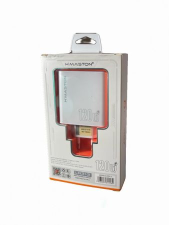 CARREGDOR TURBO 120W HMASTON TIPO-C 