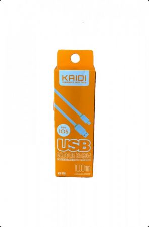 CABO CARREGADOR USB-IOS KAIDI 